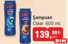 CLEAR ŞAMPUAN 600 ML CLEAR ŞAMPUAN 600 ML